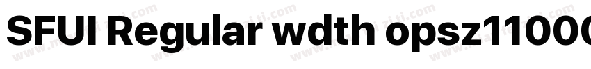 SFUI Regular wdth opsz110000 GRAD w字体转换